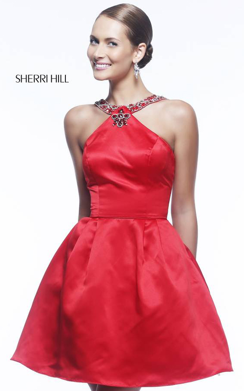 Dazzling Sherri Hill 21245 Red Carpet Short Dress